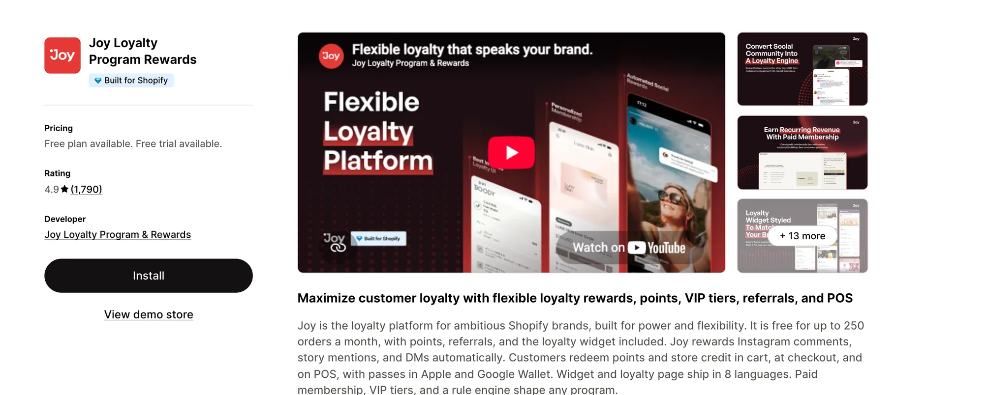 Joy: All-in-one loyalty + referrals